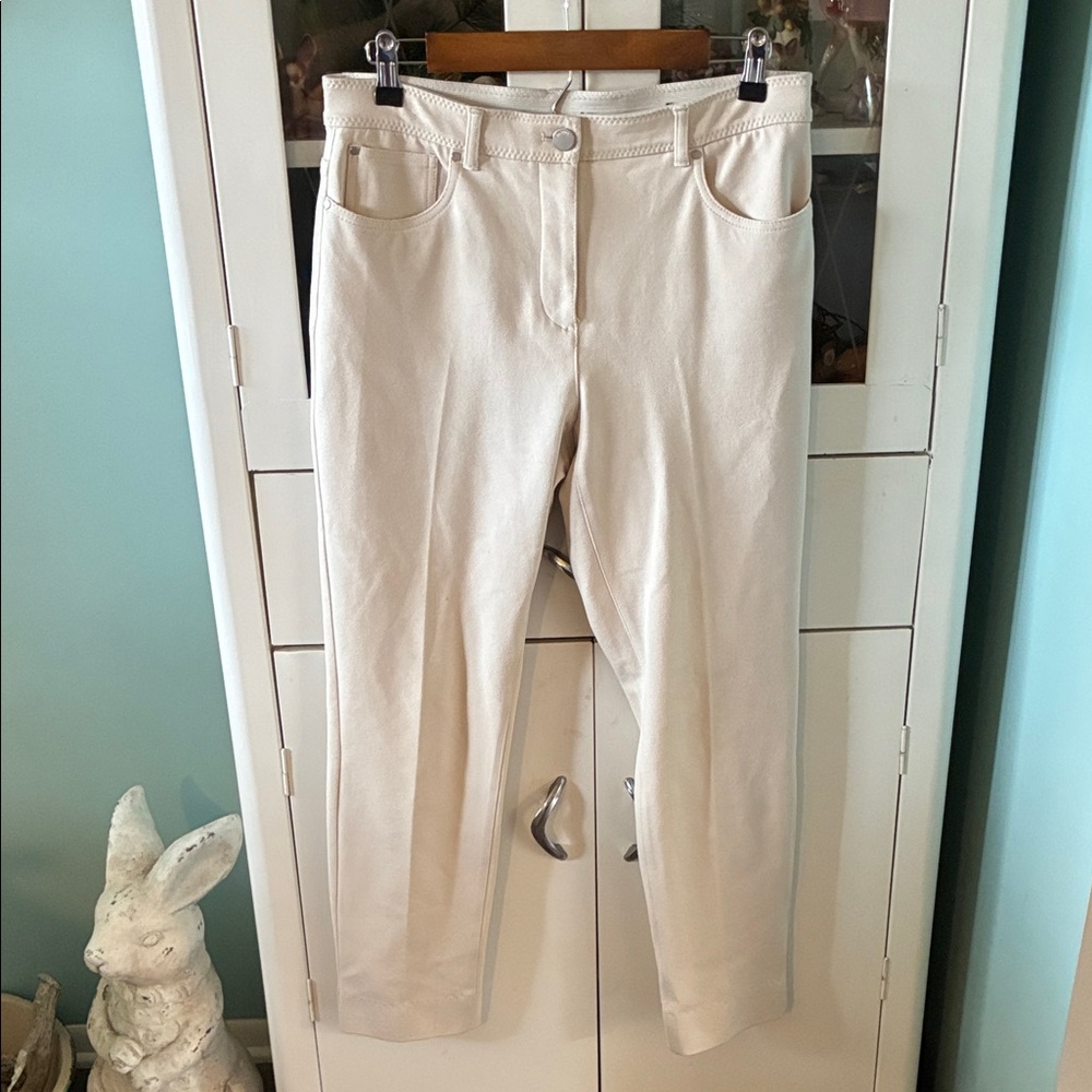 Chico’s So Slimming sz 0.5 Women's Cream Pants euc